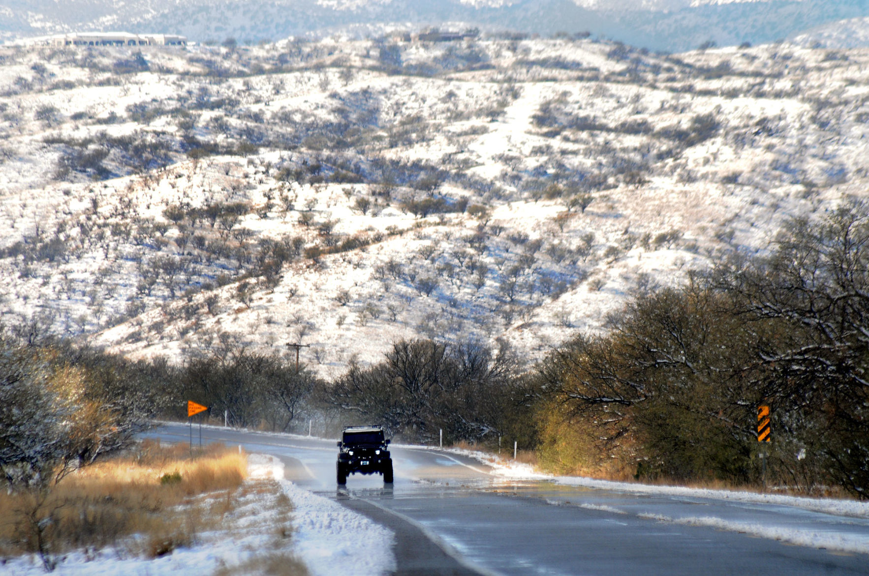 Snow in Santa Cruz County